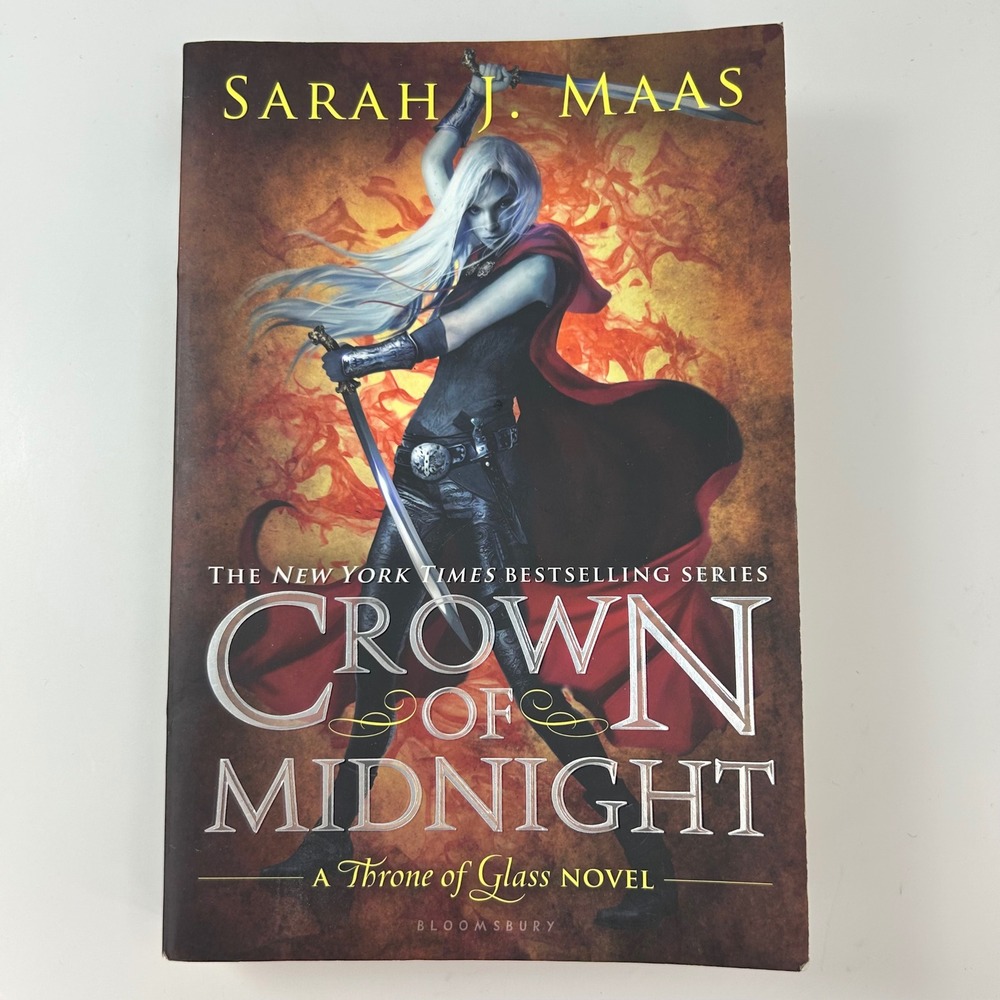 Crown of Midnight 2nd Print Paperback By Sarah J. Maas Throne of Glass